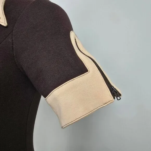 The Hippie Shake Brown Flare Leg Jumpsuit Size 6 - Picture 4 of 12